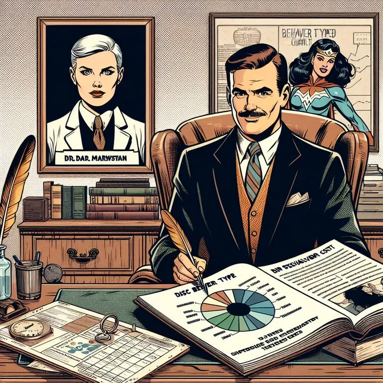 DISC 창시자 원더우먼 작가 Marston 박사의 행동 심리 분석
